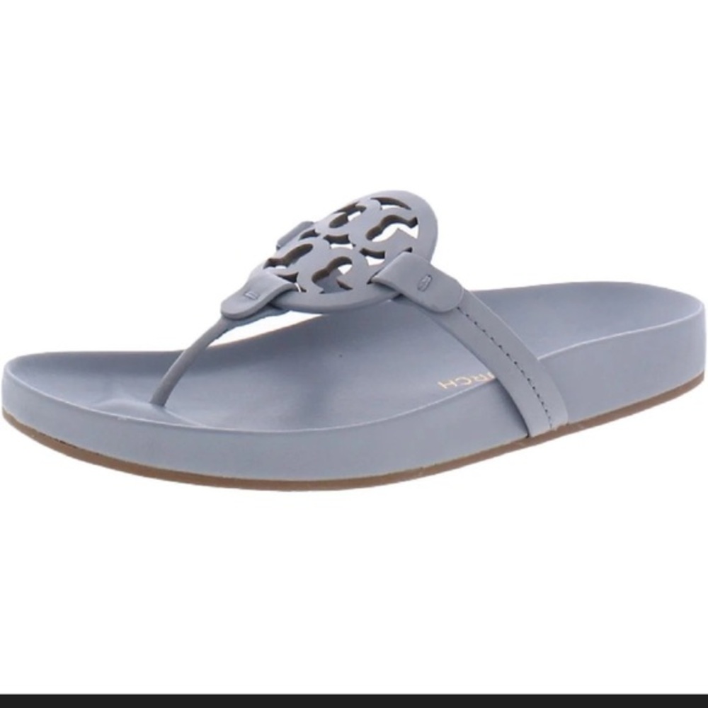 Tory Burch Miller Cloud Women's Leather Ergonomic Slide Sandals size 7